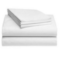 Flat Sheet- White: Queen 94x118